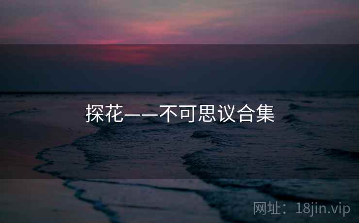探花——不可思议合集
